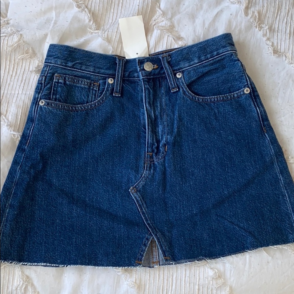 Madewell Denim Mini Skirt